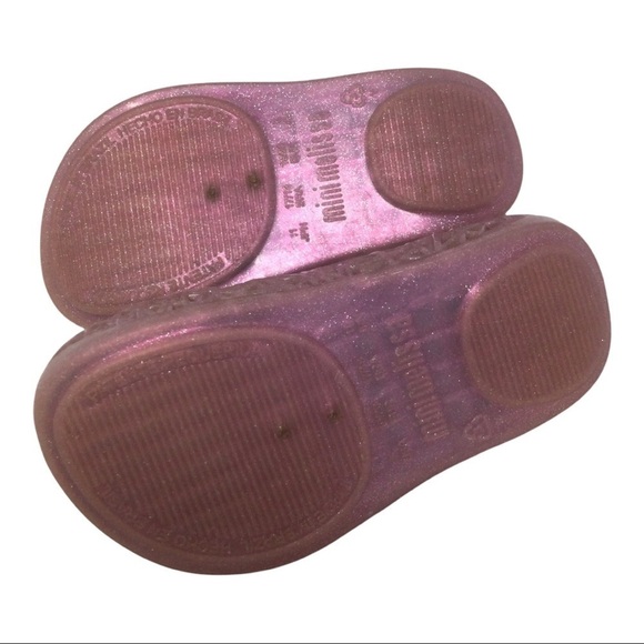 Mini Melissa HTF Clear Pink Campana Shoe - Picture 4 of 6